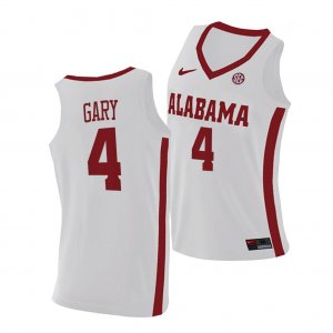 Men's Alabama Crimson Tide #4 Juwan Gary White 2021 NCAA Replica College Basketball Jersey 2403IVWS4